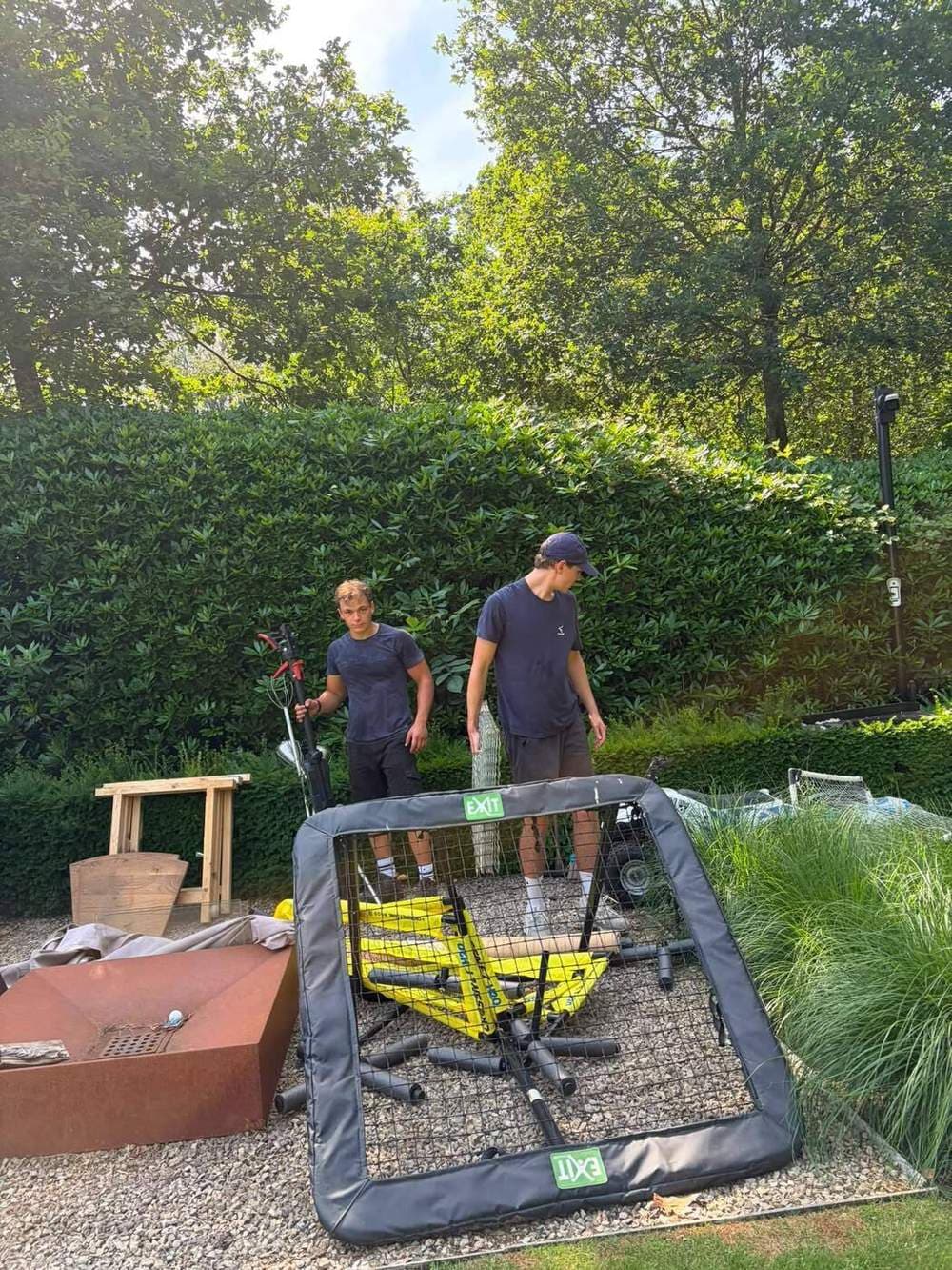 Tuinopruiming met team